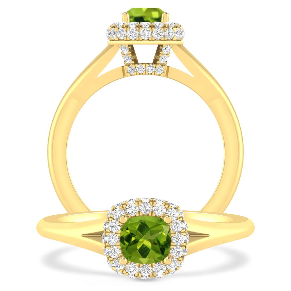 Yellow Gold - Peridot