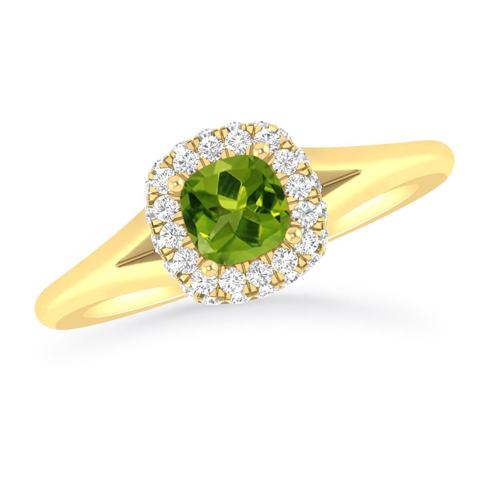 Yellow Gold - Peridot