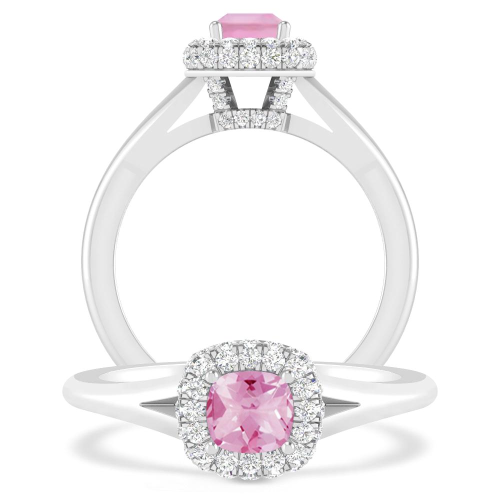 White Gold - Pink Tourmaline