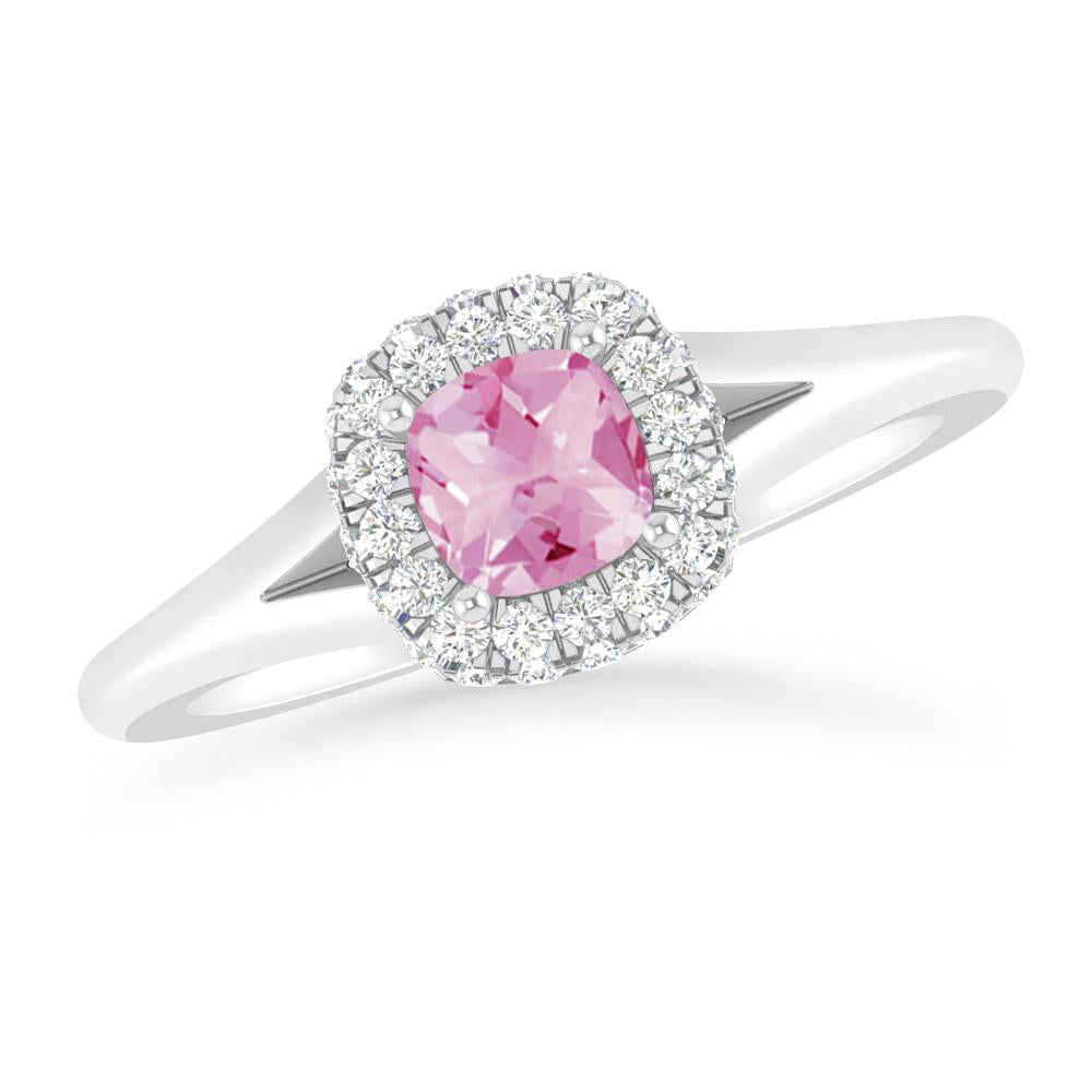 White Gold - Pink Tourmaline