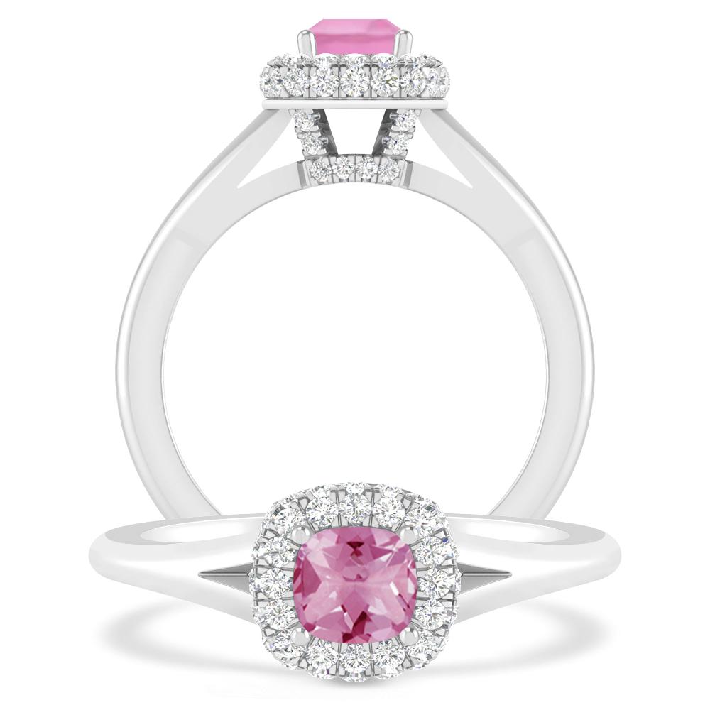 White Gold - Pink Tourmaline