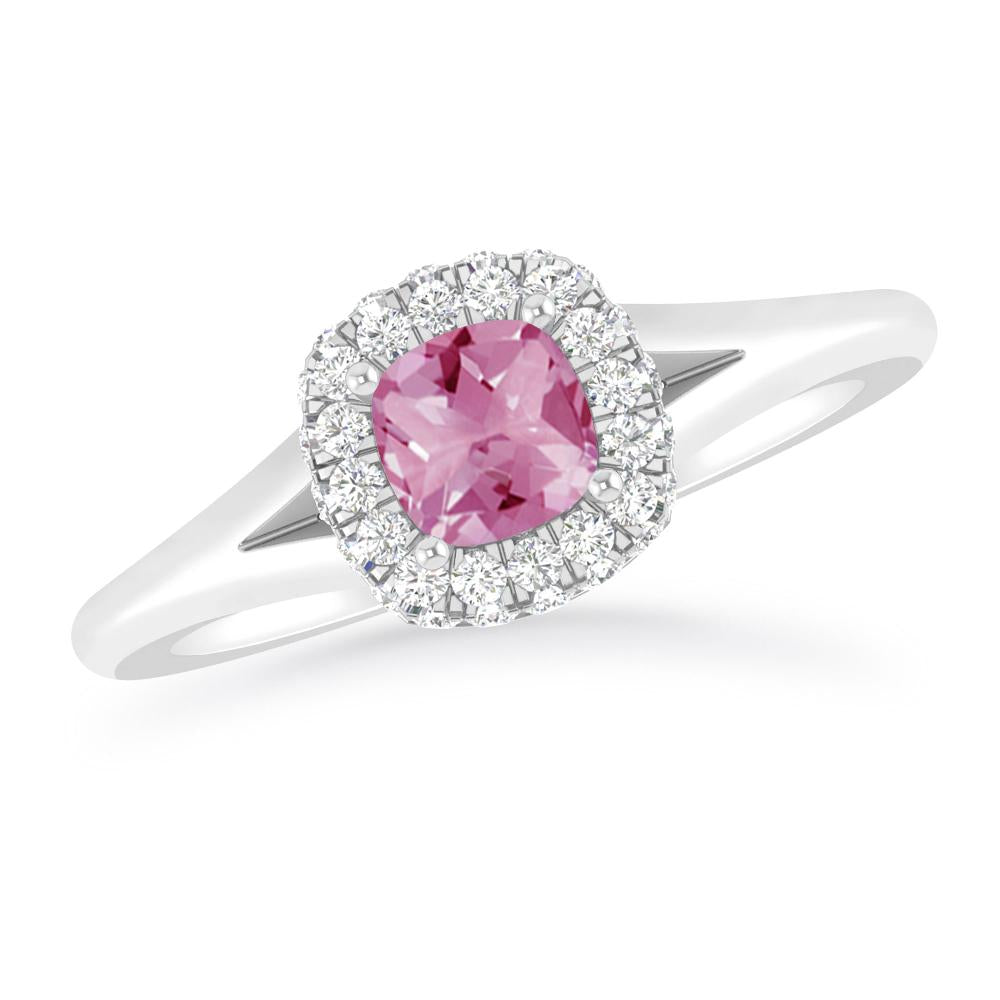 White Gold - Pink Tourmaline