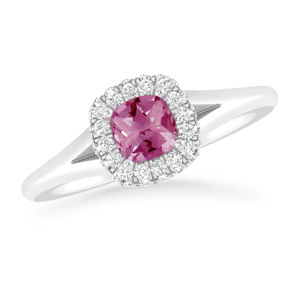 White Gold - Pink Tourmaline