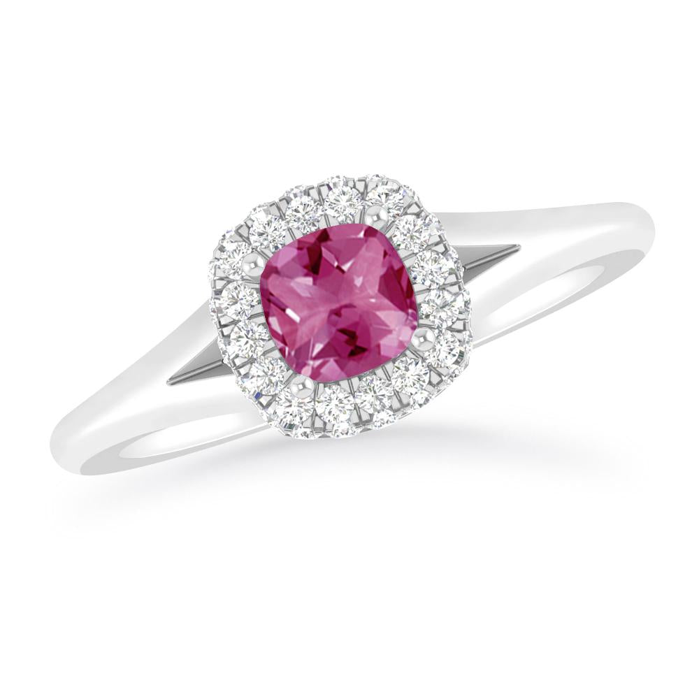 White Gold - Pink Tourmaline