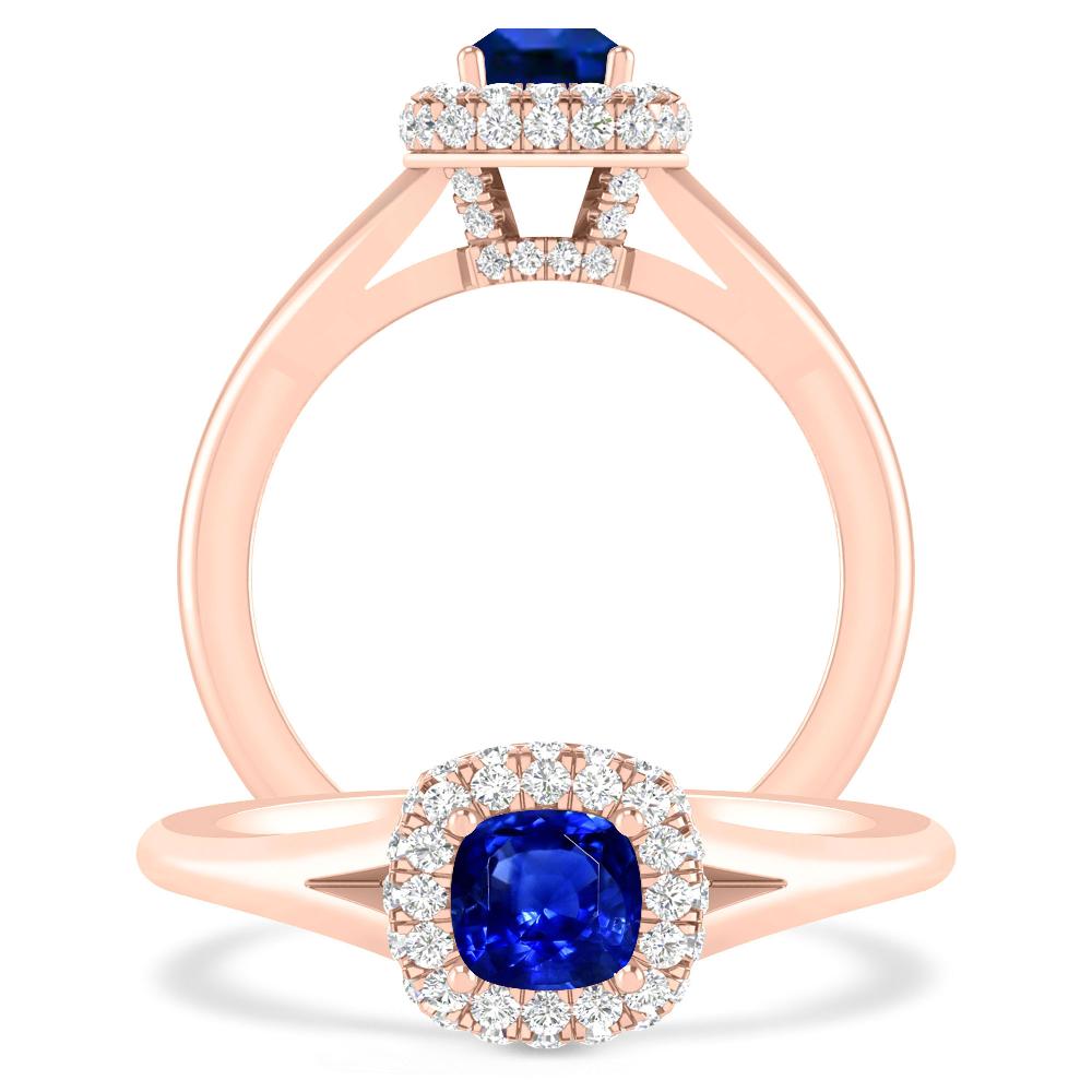 Rose Gold - Sapphire