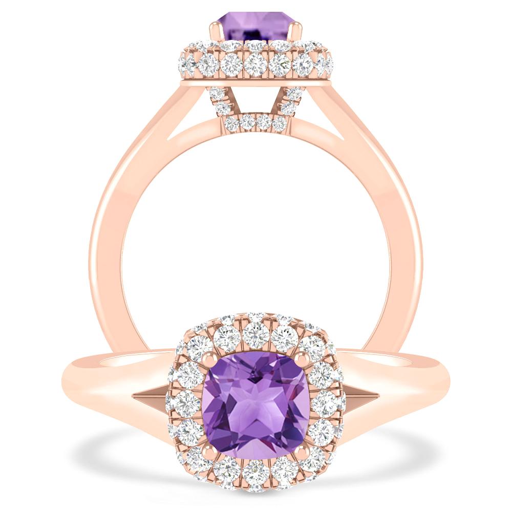 Rose Gold - Amethyst