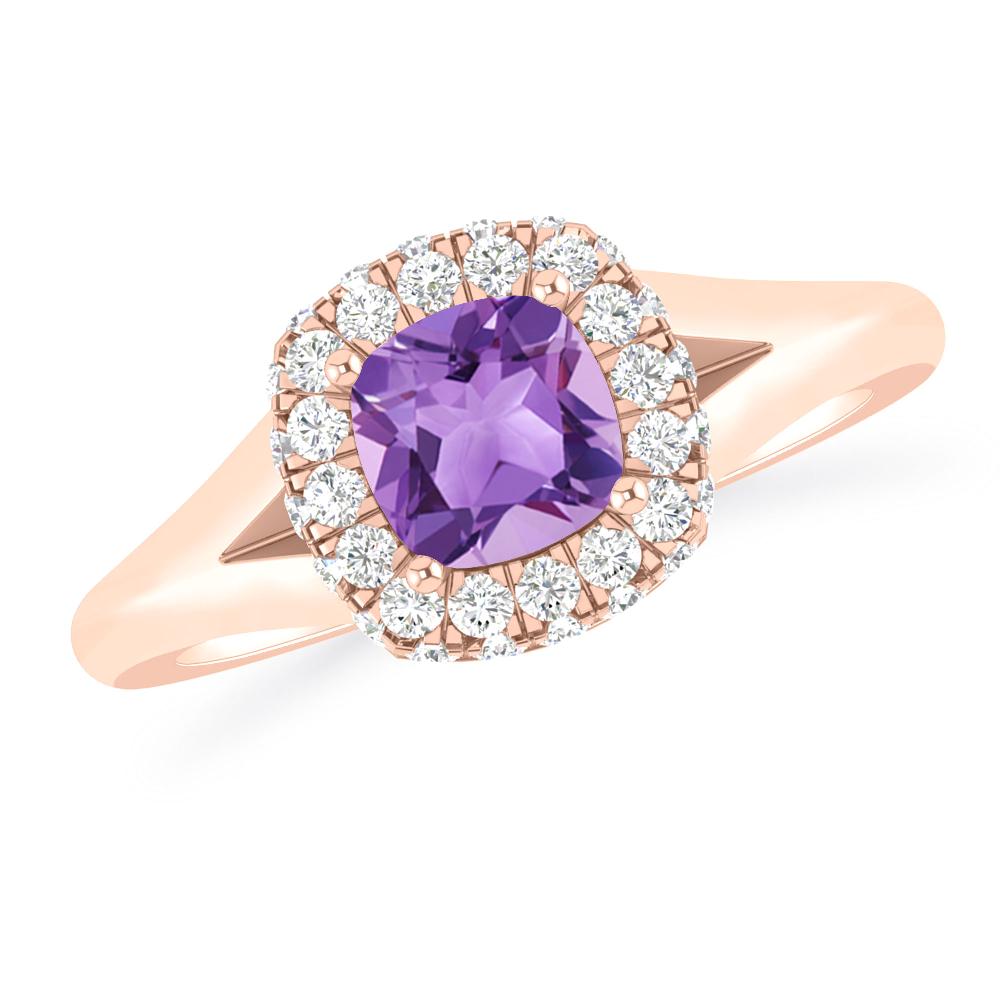 Rose Gold - Amethyst