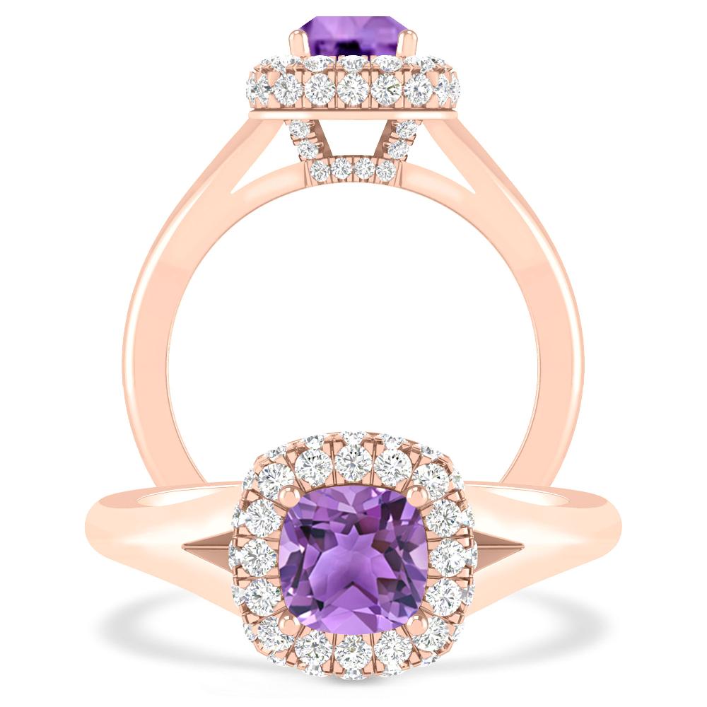 Rose Gold - Amethyst