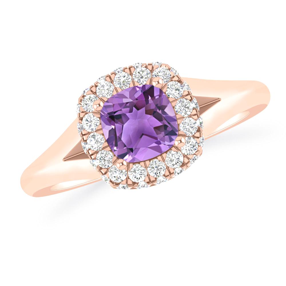 Rose Gold - Amethyst