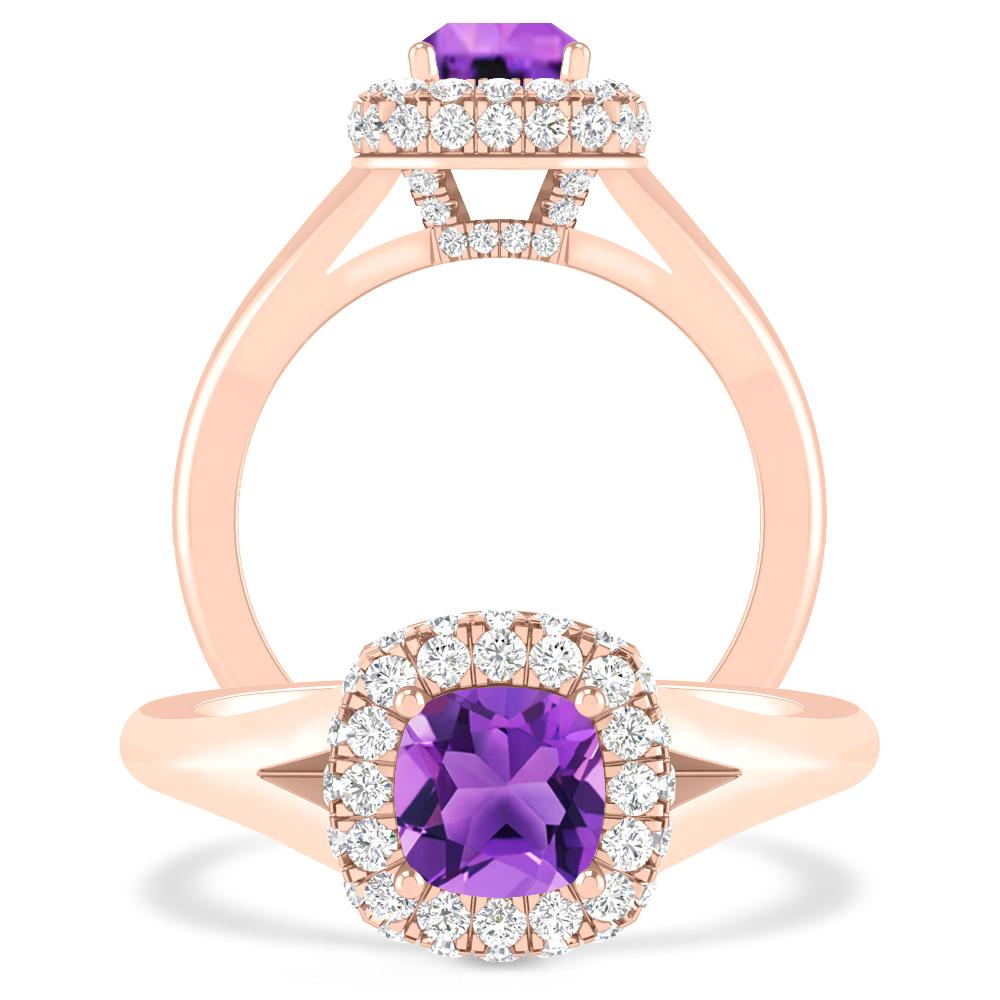 Rose Gold - Amethyst