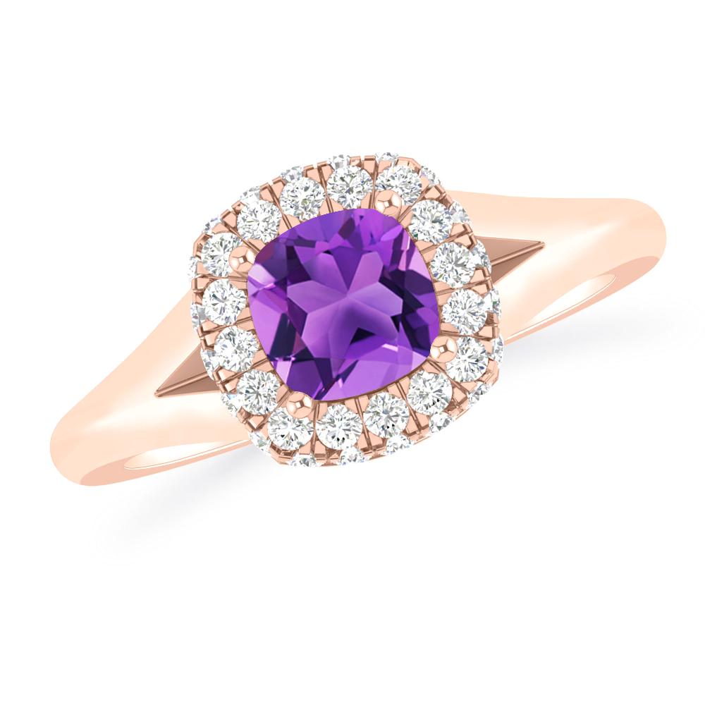 Rose Gold - Amethyst