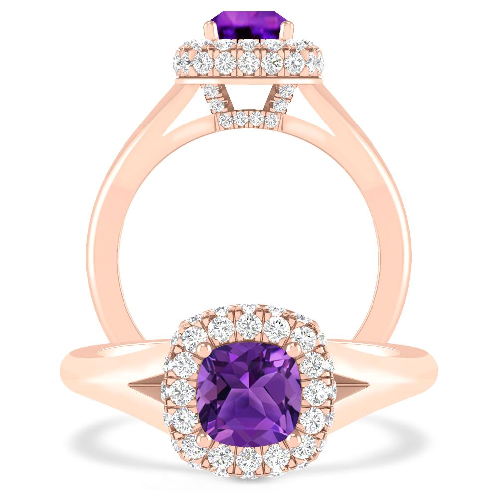 Rose Gold - Amethyst