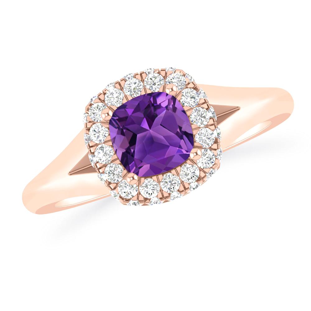 Rose Gold - Amethyst