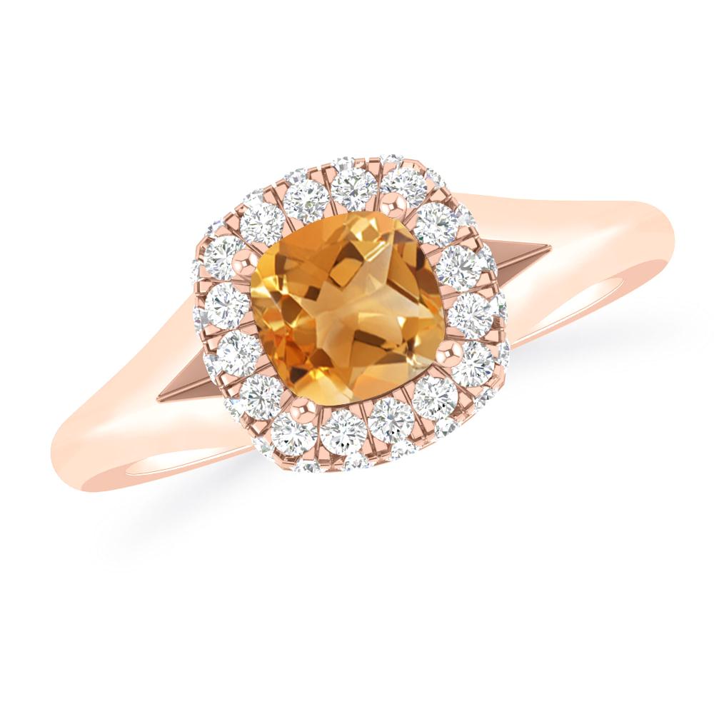 Rose Gold - Citrine