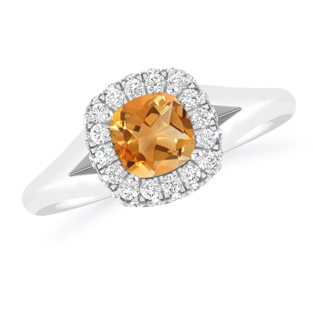 White Gold - Citrine