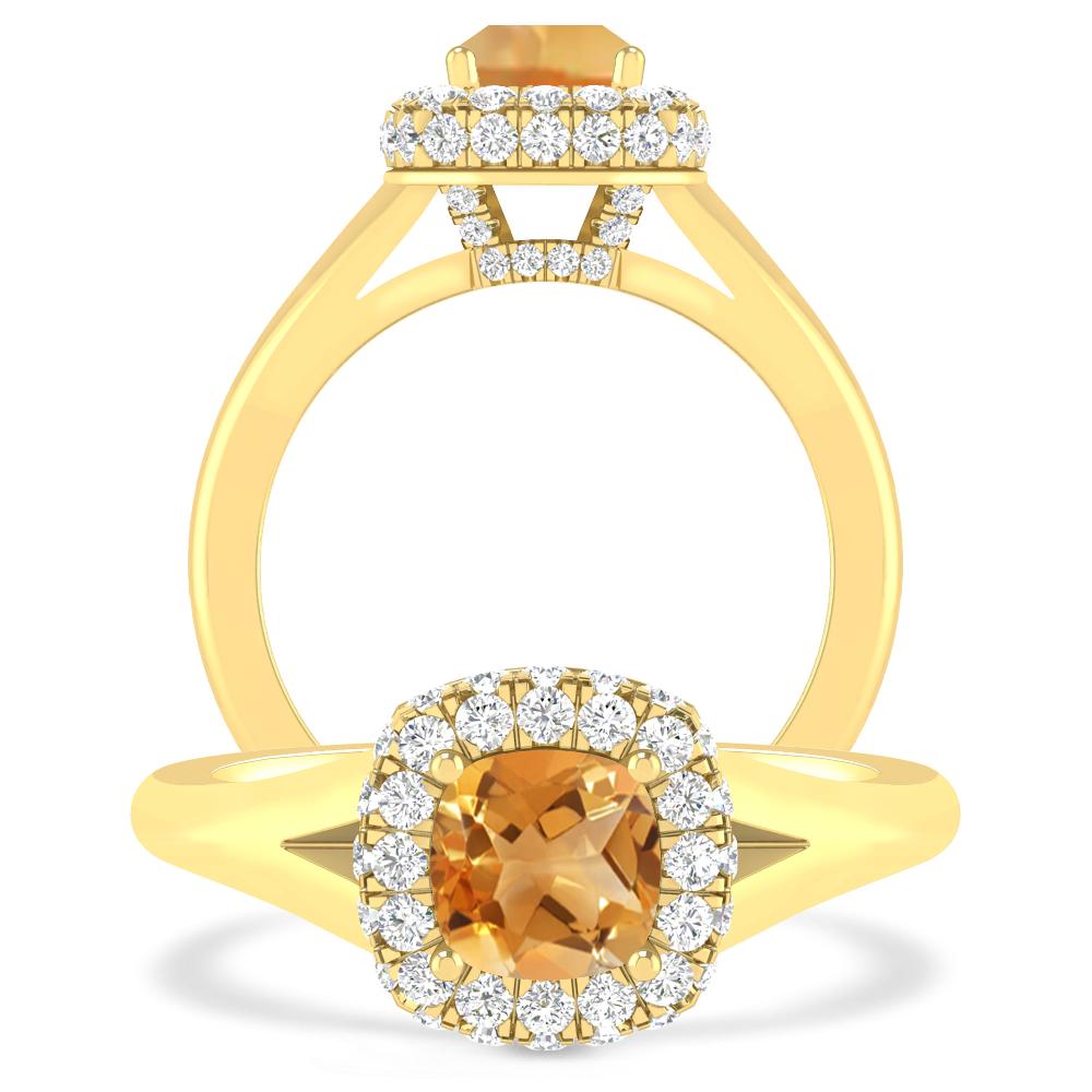 Yellow Gold - Citrine