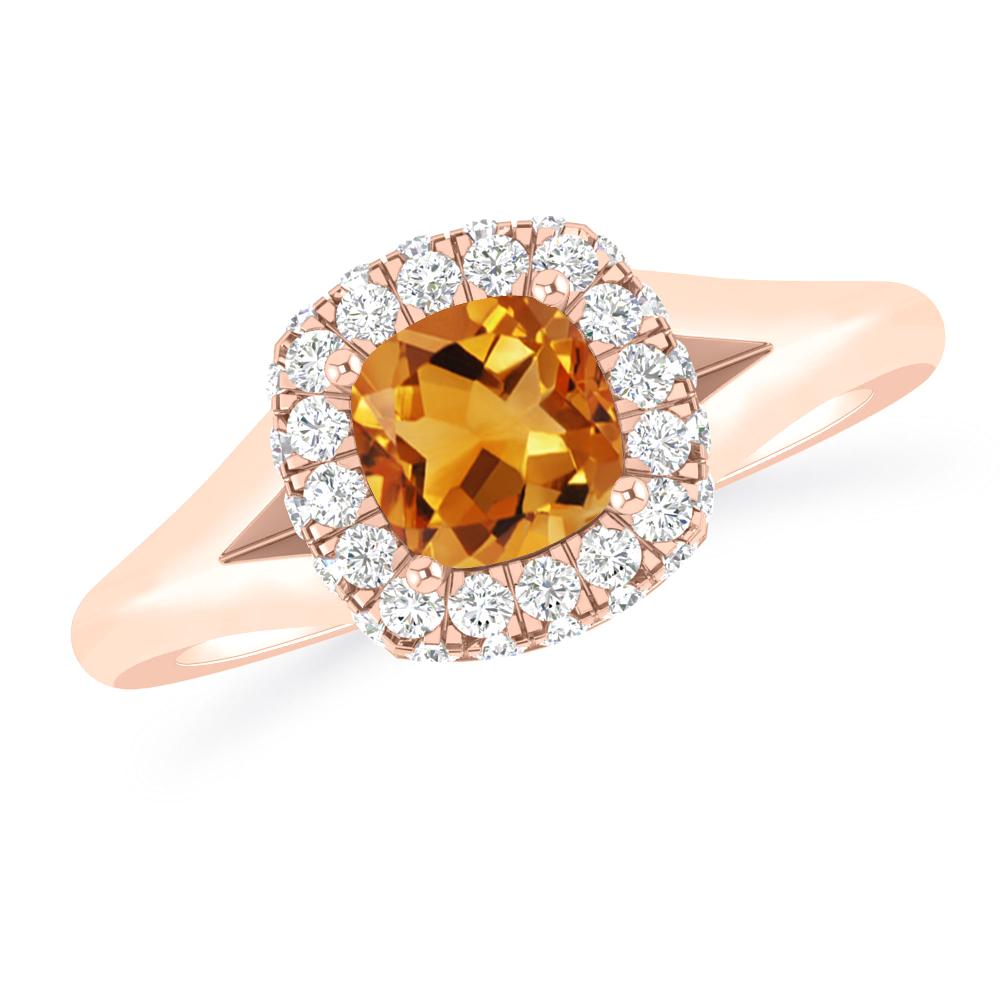 Rose Gold - Citrine