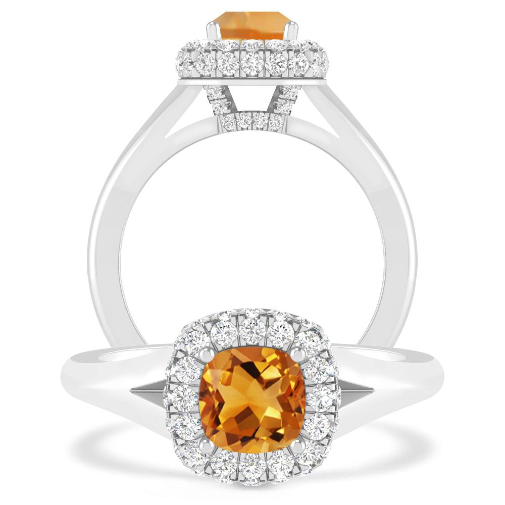 White Gold - Citrine