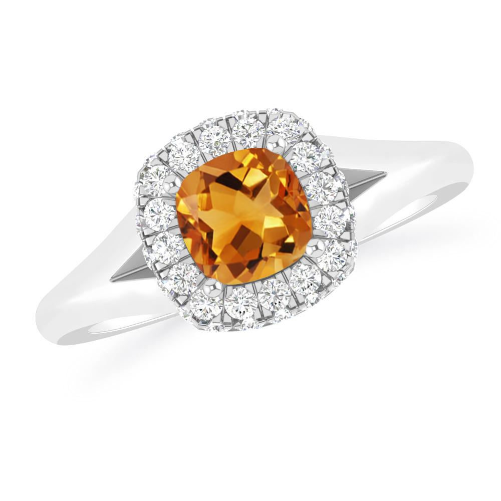 White Gold - Citrine