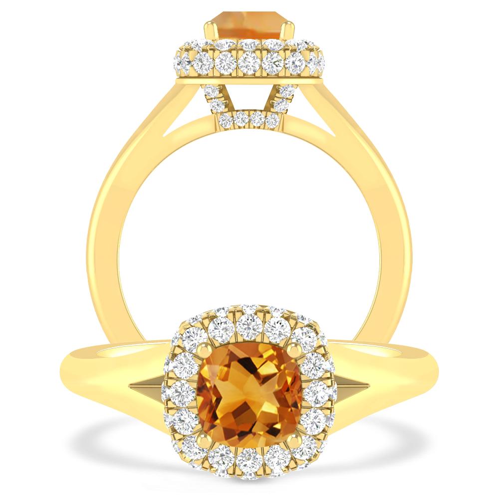 Yellow Gold - Citrine