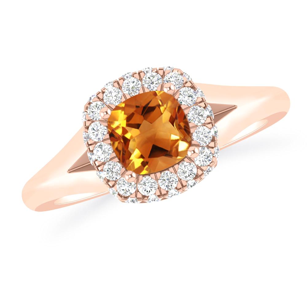 Rose Gold - Citrine