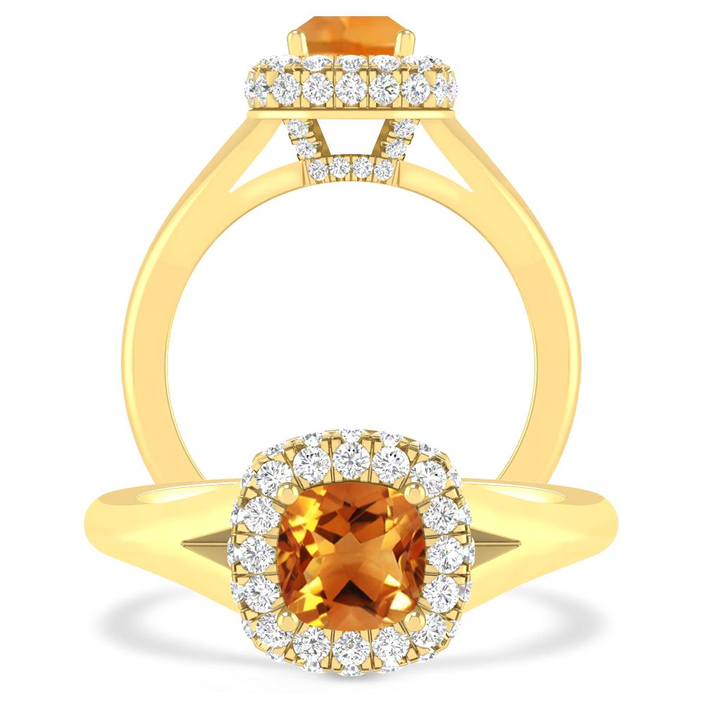 Yellow Gold - Citrine