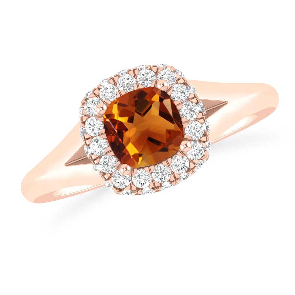 Rose Gold - Citrine