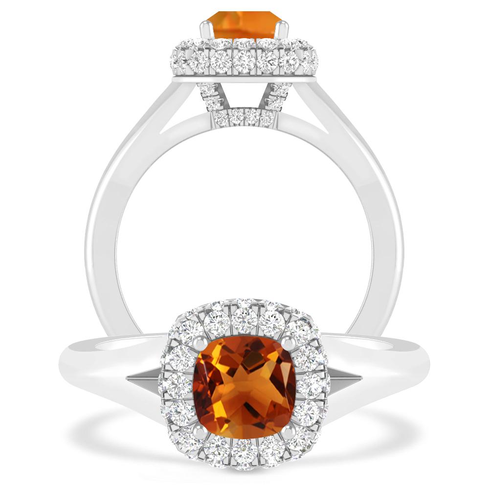 White Gold - Citrine