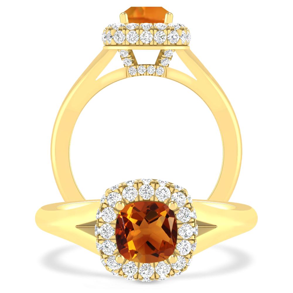 Yellow Gold - Citrine