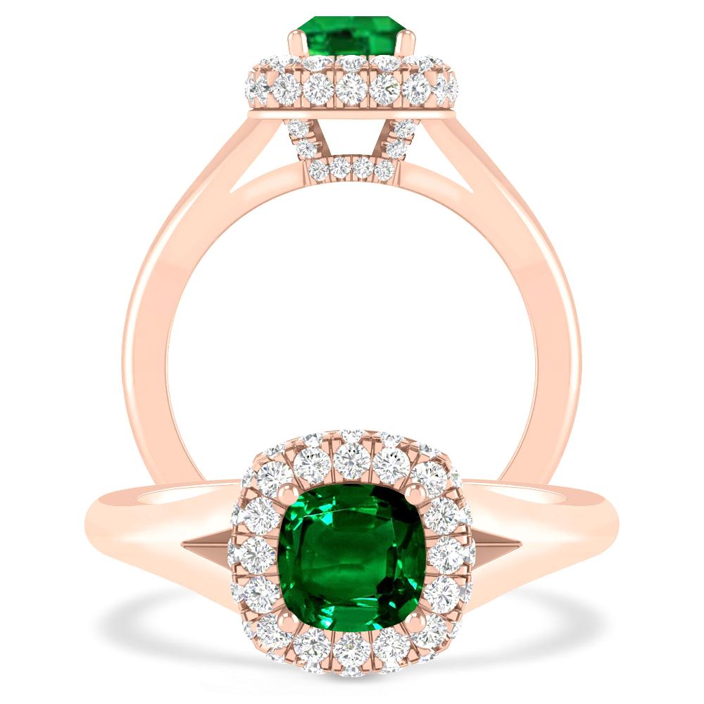 Rose Gold - Emerald