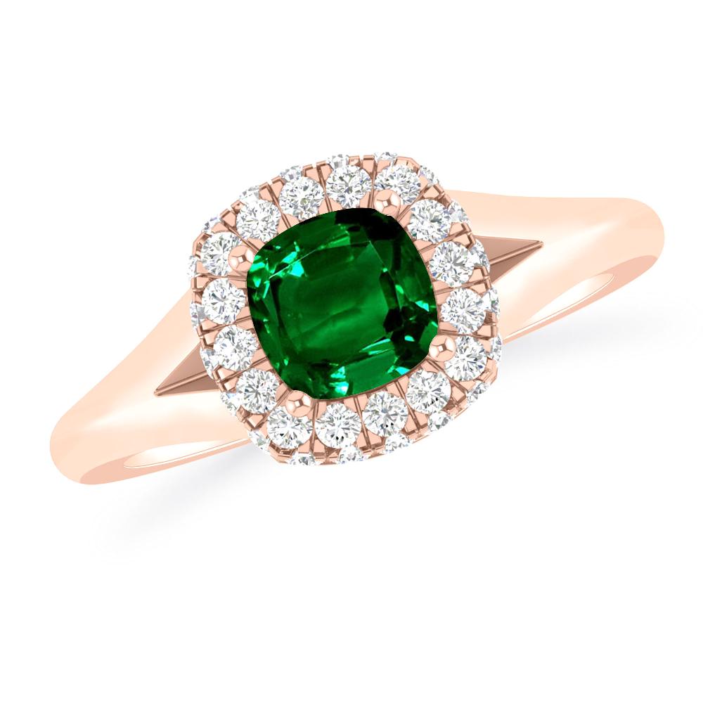 Rose Gold - Emerald