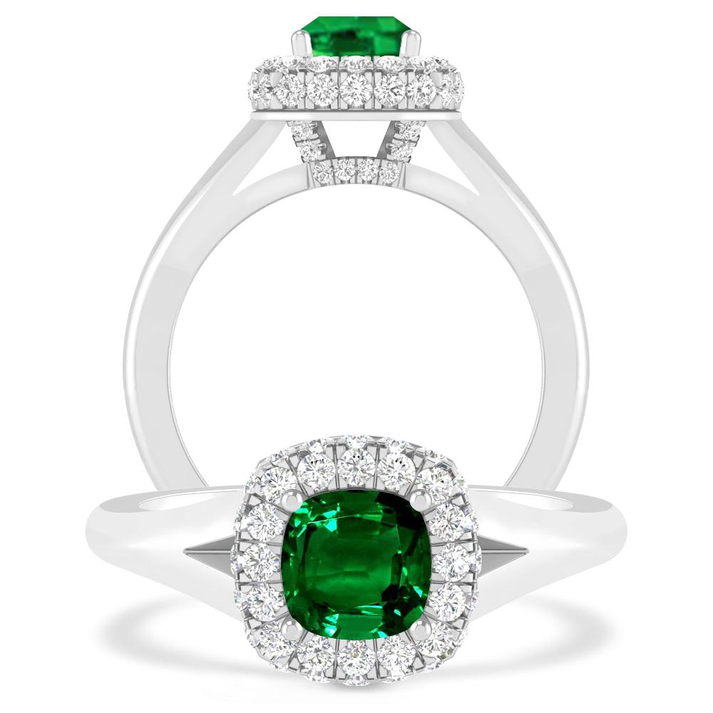 White Gold - Emerald