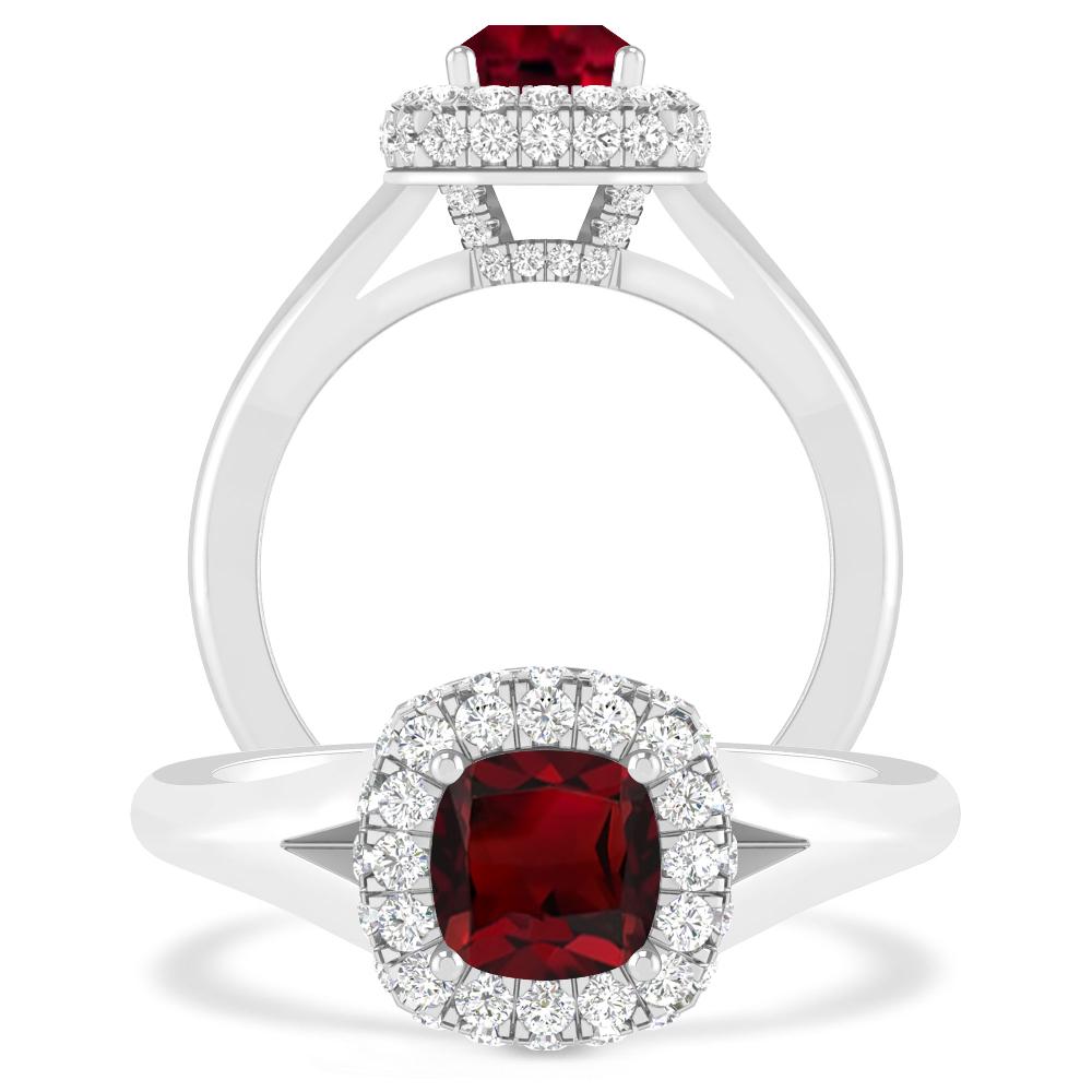 White Gold - Garnet