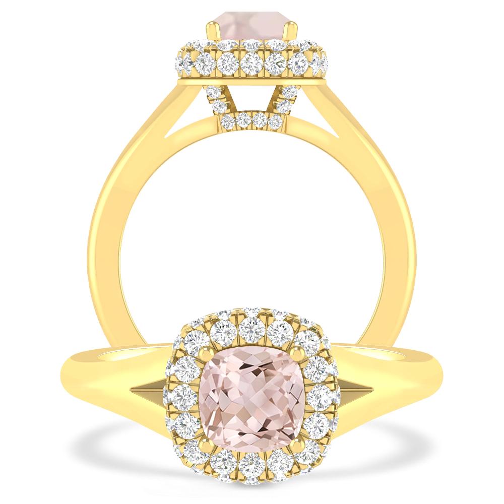 Yellow Gold - Morganite