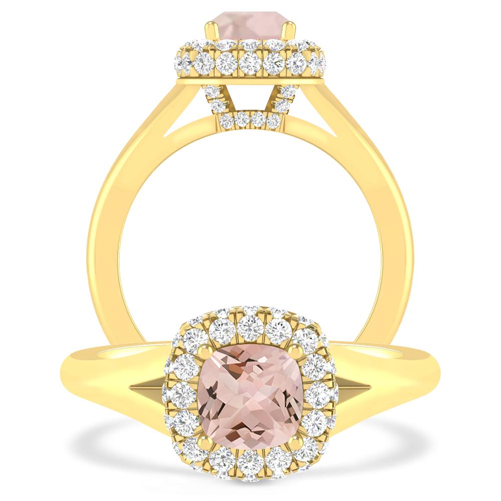 Yellow Gold - Morganite