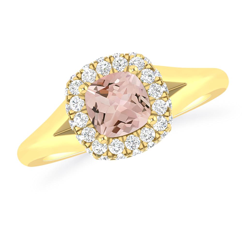 Yellow Gold - Morganite