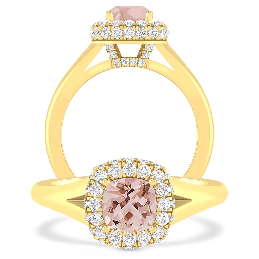 Yellow Gold - Morganite