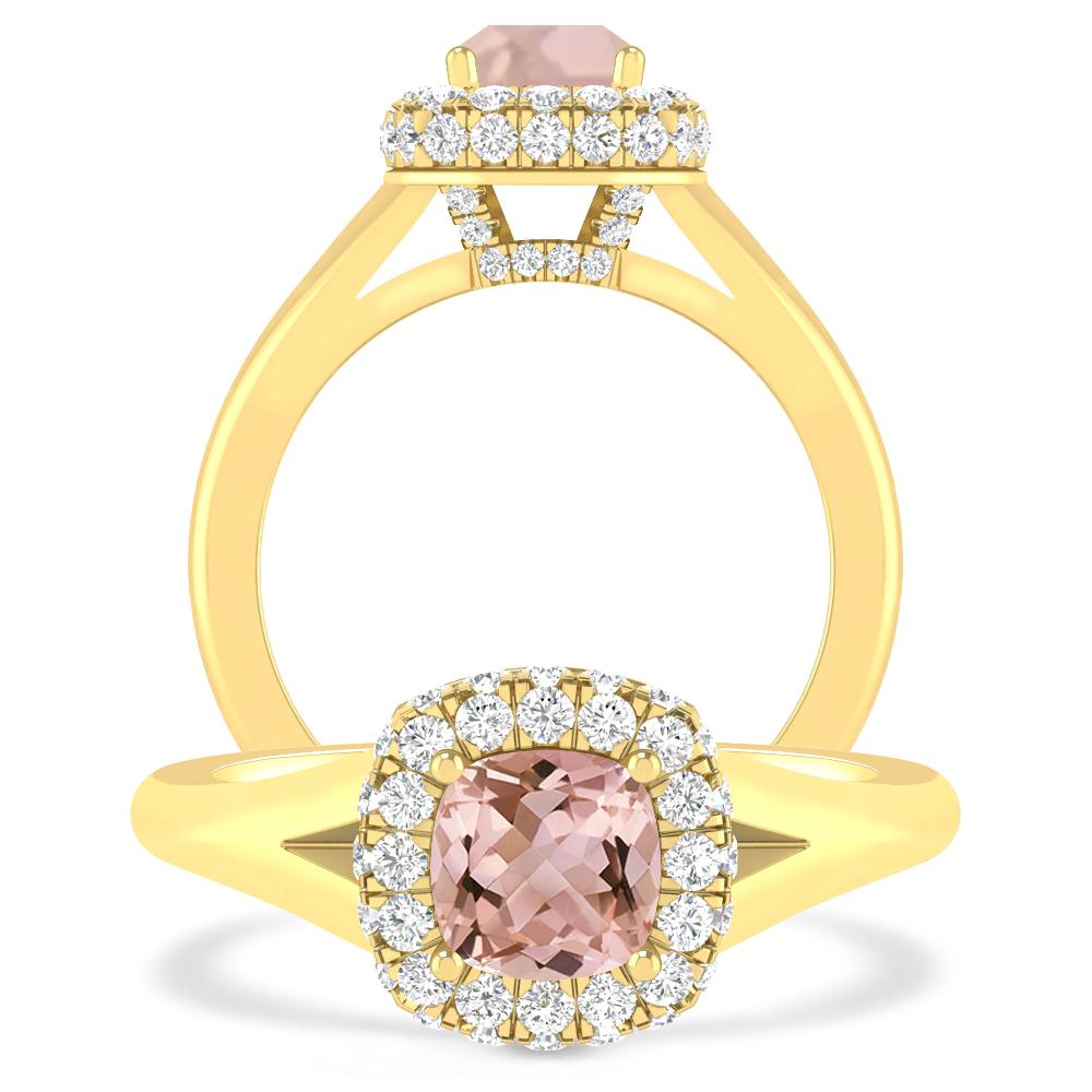 Yellow Gold - Morganite