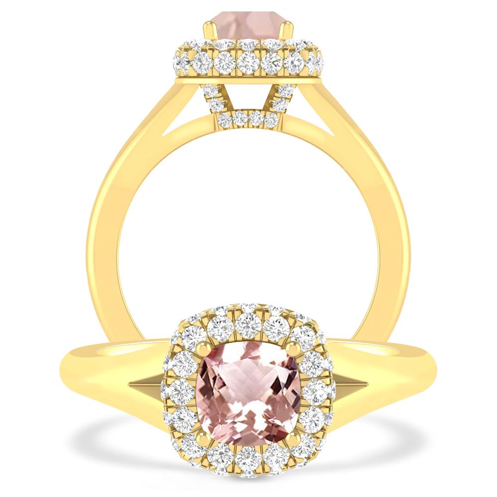 Yellow Gold - Morganite