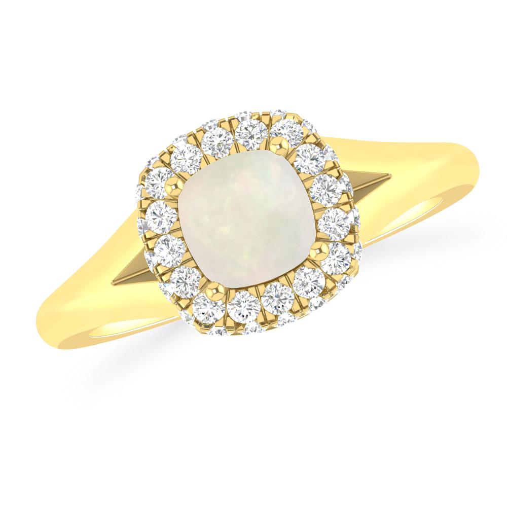 Yellow Gold - Opal