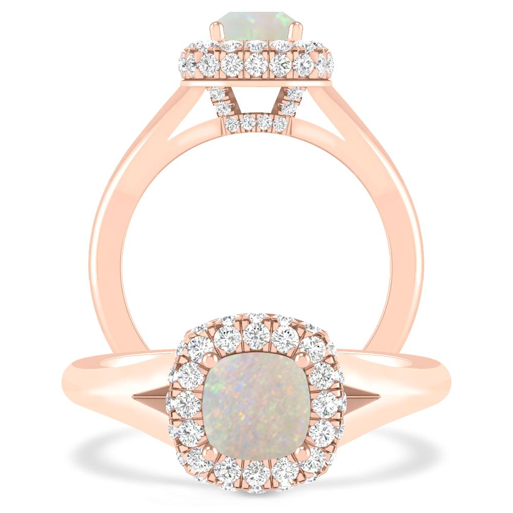 Rose Gold - Opal