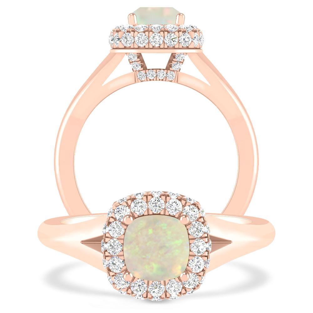 Rose Gold - Opal