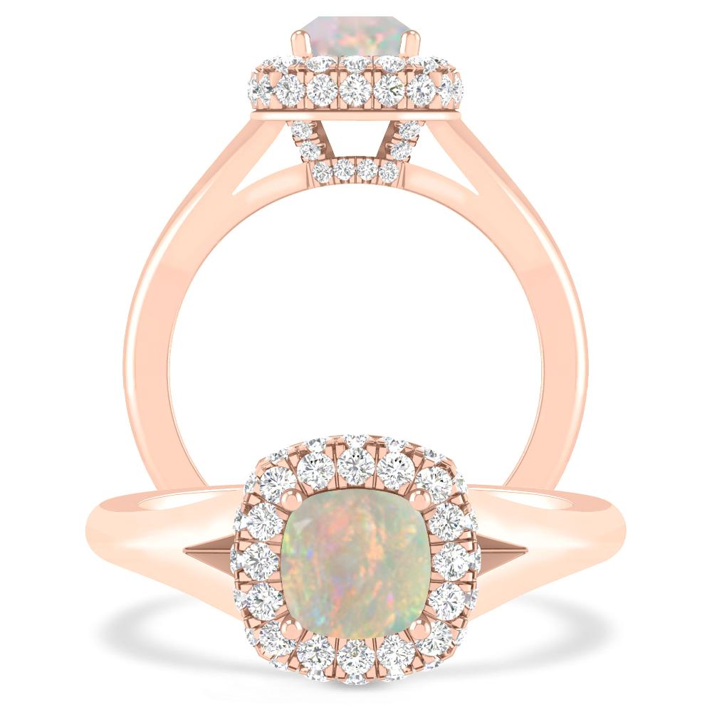 Rose Gold - Opal