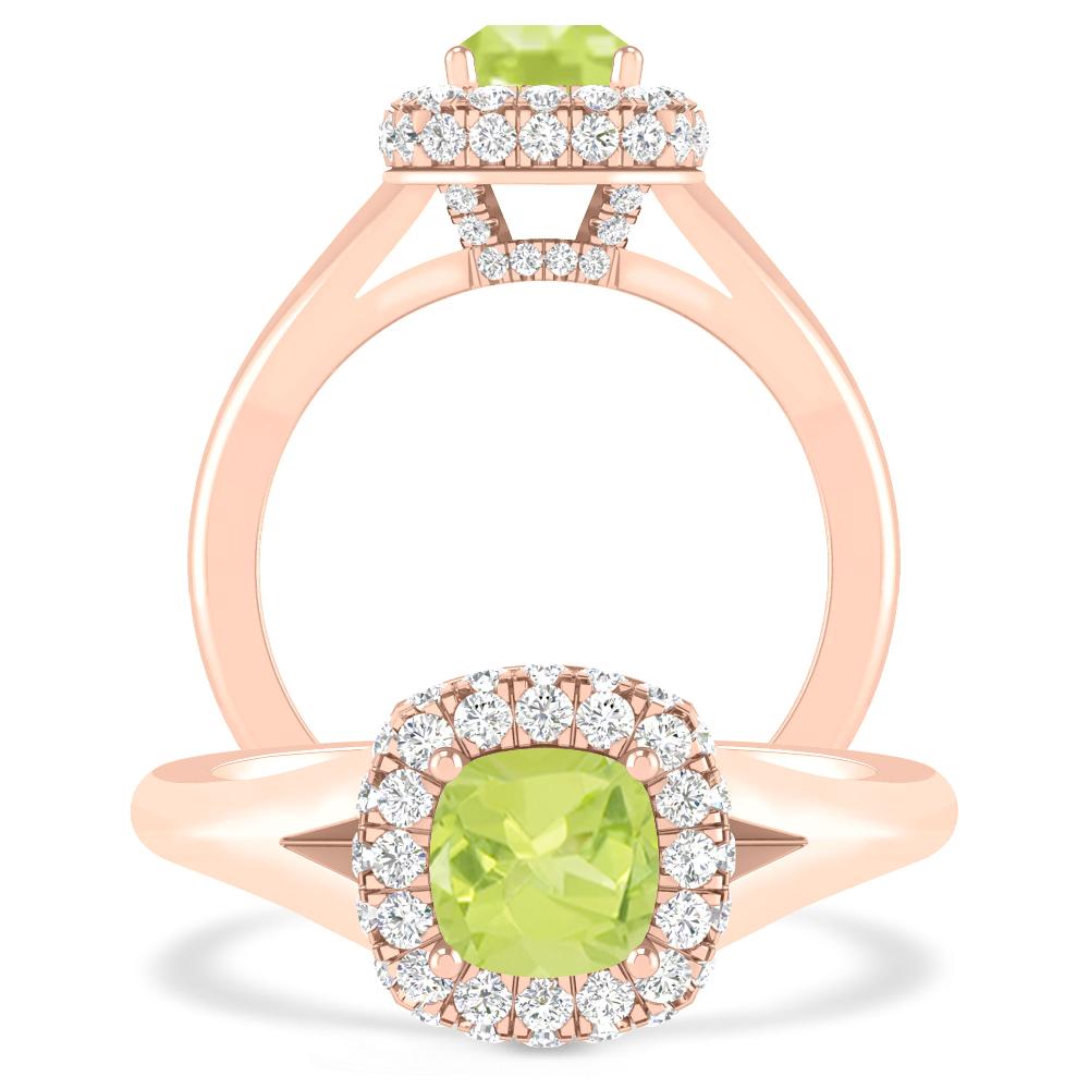 Rose Gold - Peridot