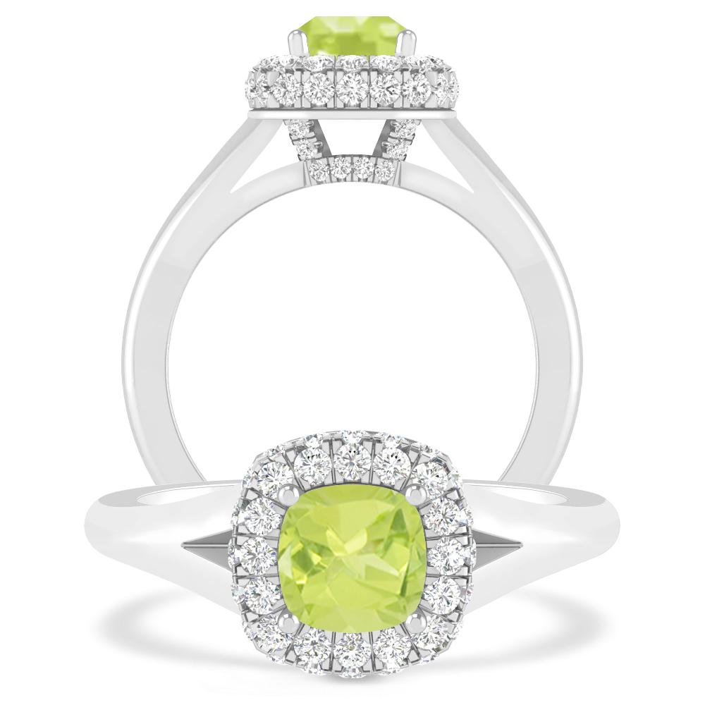 White Gold - Peridot