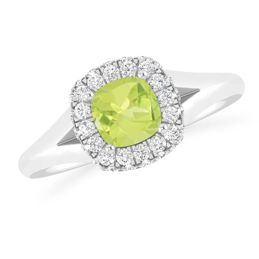 White Gold - Peridot