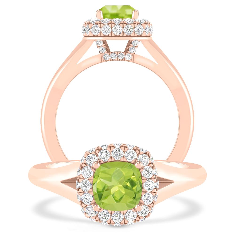 Rose Gold - Peridot