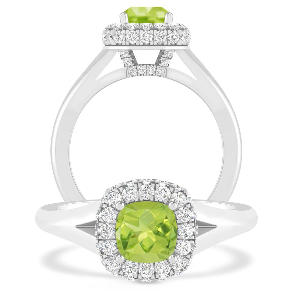 White Gold - Peridot