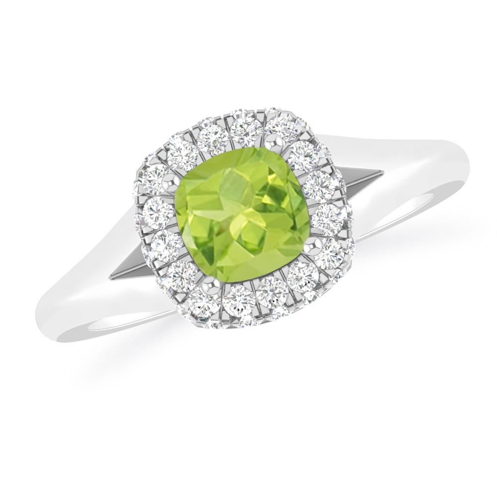 White Gold - Peridot