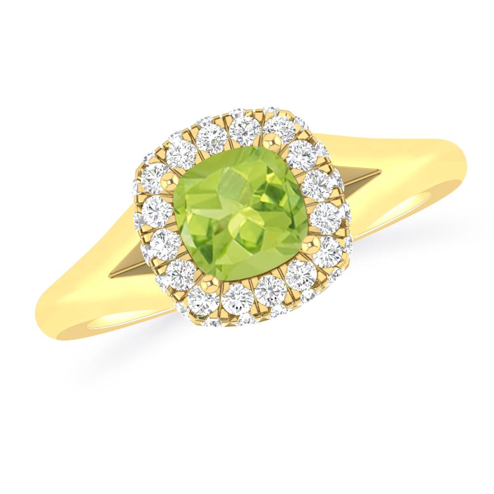 Yellow Gold - Peridot